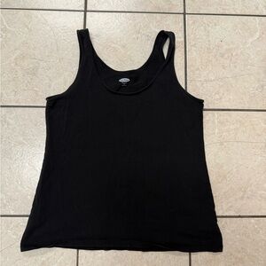 Old Navy Women’s Black First Layer Cotton Tank Top Size XL
